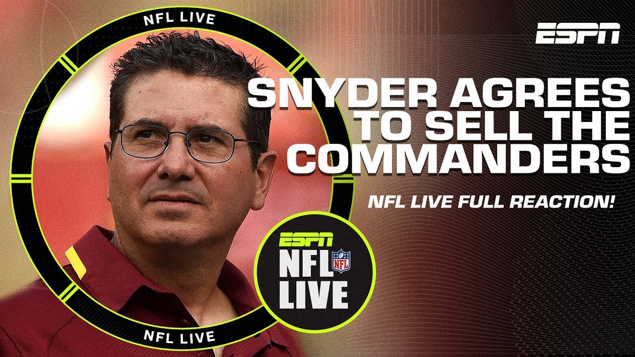 [FULL REACTION] Daniel Snyder Agrees To Sell The Washington Commanders ...