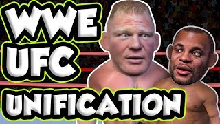 WWE UFC Unification - Daniel Cormier vs Brock Lesnar