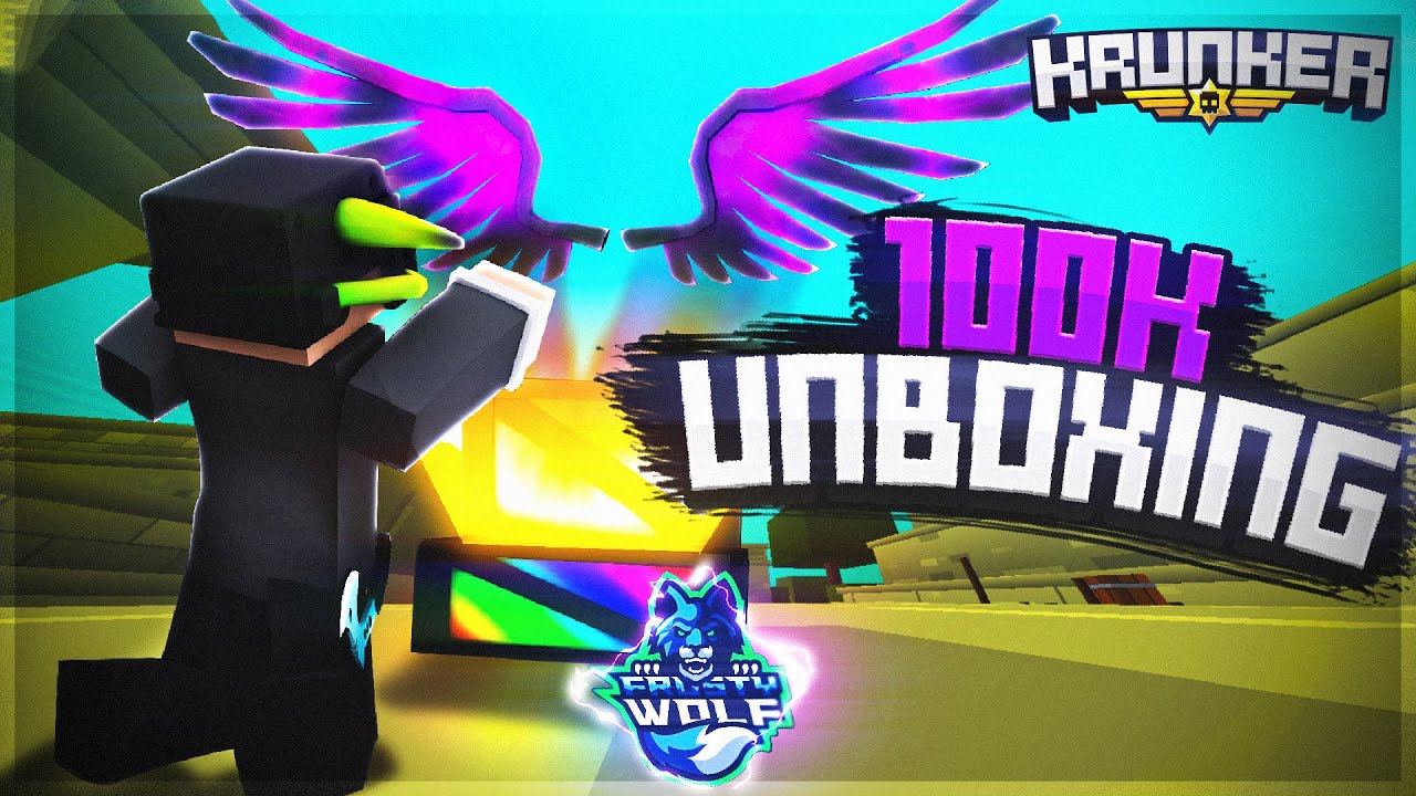 UNBELIEVABLE Krunker Unboxing! (NEW SKINS!) 100,000 KR - YouTube