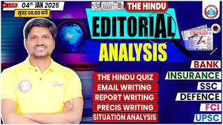 The Hindu Editorial Analysis | 04 January 2024 | Vocab, Grammar The Hindu Editorial By RK Mehto Sir