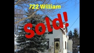 SOLD ! London Ontario Real Estate 722 William Street