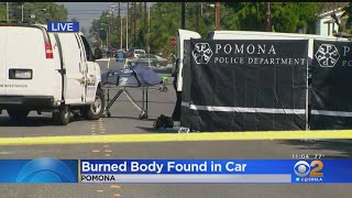 Shell Casings Found Around Burned Car With Body Inside