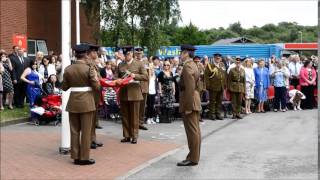 125th Field Squadron, parade as they are disbanded