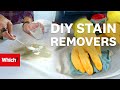 How to make your own stain removers