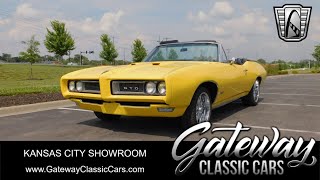 1968 Pontiac GTO Convertible - Gateway Classic Cars - Kansas City 1109-KCM