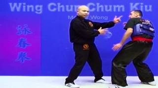 Wing Chun kung fu - wing chun chum kiu training Lesson 15