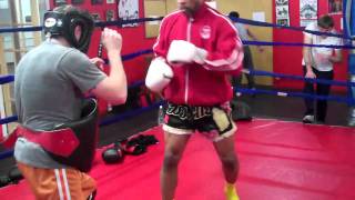 Shonie Carter and Brian Gassaway at the Aiki Training Hall (5)