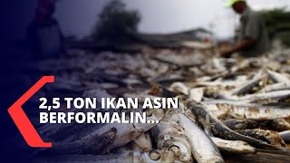 Polisi Sita 2,5 Ton Ikan Asin Berformalin, Ini Pengakuan Pelaku...