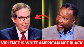 American actor Wendell Pierce shuts WHlTE reporter over black violence in America.