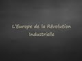 4ème - L'Europe de la Révolution industrielle