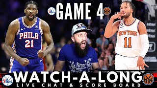 Sixers vs Knicks Game 4 Watch-A-Long & Live Scoreboard
