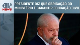 “Se cada estado quiser criar, que crie”, diz Lula sobre escolas cívico-militares