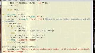 Convert hexadecimal to decimal in python pt 1