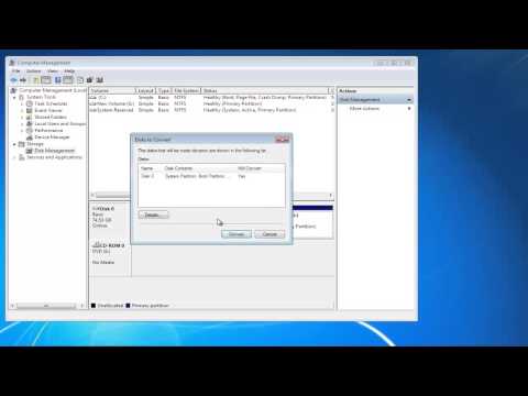 How to Convert a Disk to Dynamic How to Convert a Disk to Dynamic