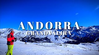 ANDORRA 🇦🇩  PAS DE LA CASA - GRAU ROIG - SOLDEU Skiing in GRANDVALIRA January 2025