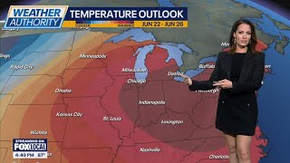 Hello 90s! Heat index values could reach triple digits by the weekend!