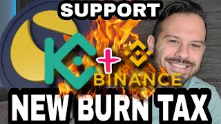 Terra Luna Classic | Binance and Kucoin Support New LUNC Burn Tax