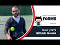 GitHub Issues now have forms by using yaml config!