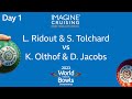 World Indoor Bowls Championship 2023 - L.Ridout & S.Tolchard vs K.Olthof & D.Jacobs - Day 1 Match 1