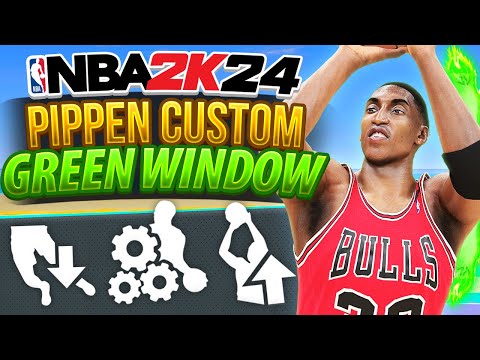 Best Jumpshots in NBA 2K24 : Pippen Jumpshot Green Window for Height 6'5 – 6'9 Builds