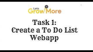 TO DO LIST Using HTML,CSS & JS | TASK 1 | LGMVIP FEB2022 WEB DEVELOPMENT