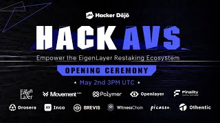 Opening Ceremony | Hack AVS-Empower the EigenLayer Restaking Ecosystem