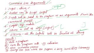 Command line Arguments in Python.with real time examples
