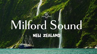 Experiencing Majestic Milford Sound, New Zealand - Scenic and Relaxing Visuals (4K)