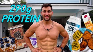 HIGH Protein Full Day of Eating + Home Gym Workout