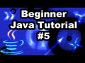Learn Java Tutorial 1.5- Using Scanner to get User Input