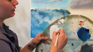 Painting Clouds with Kaylee E:3 - Combo Tutorial