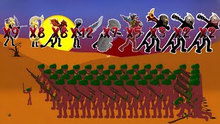 Which Army Unit Can Defeat Mega Swordwrath Army? | Stick War Legacy