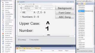 Visual Basic 2010 Express Tutorial 22 - Adding A Menu - SpeakABCs 6/11
