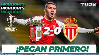 Highlights | Braga 2-0 Monaco | UEFA Europa League - 8vos | TUDN
