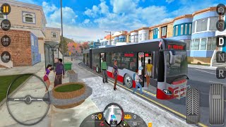 Articulated Bus Realistic Driving: New Bus In City Bus Simulator EVO - Android Gameplay