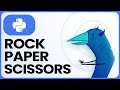 How to Code a ROCK PAPER SCISSORS Game in Python | python tutorial for beginners