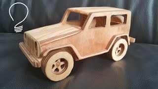 Making Jeep Wrangler Toy Car