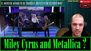 Miley Cyrus and Metallica “Nothing Else Matters” Live on the Stern Show Reaction