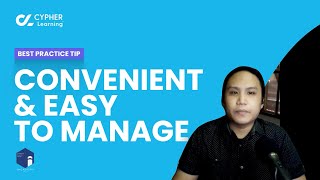 iACADEMY, CYPHER LMS tips, Convenient \u0026 easy to manage