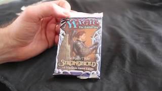 Opening 4 boosters stronghold MTG magic the gatehring Mox Diamond !!!