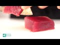 how to cut ahi sashimi