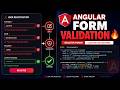 Angular Form Validation Tutorial | Reactive Forms + Custom Validators