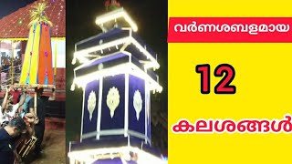 ശ്രീ നിടുങ്ങോട്ടും കാവിലെ  മനോഹരമായ 12 കലശം വരവ് //sree Nidungottum kaavu #familydiaries #malayalam