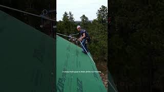 Working On A Roof! #construction #framing #safety