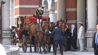 信任状捧呈式の馬車列　サウジアラビア王国大使