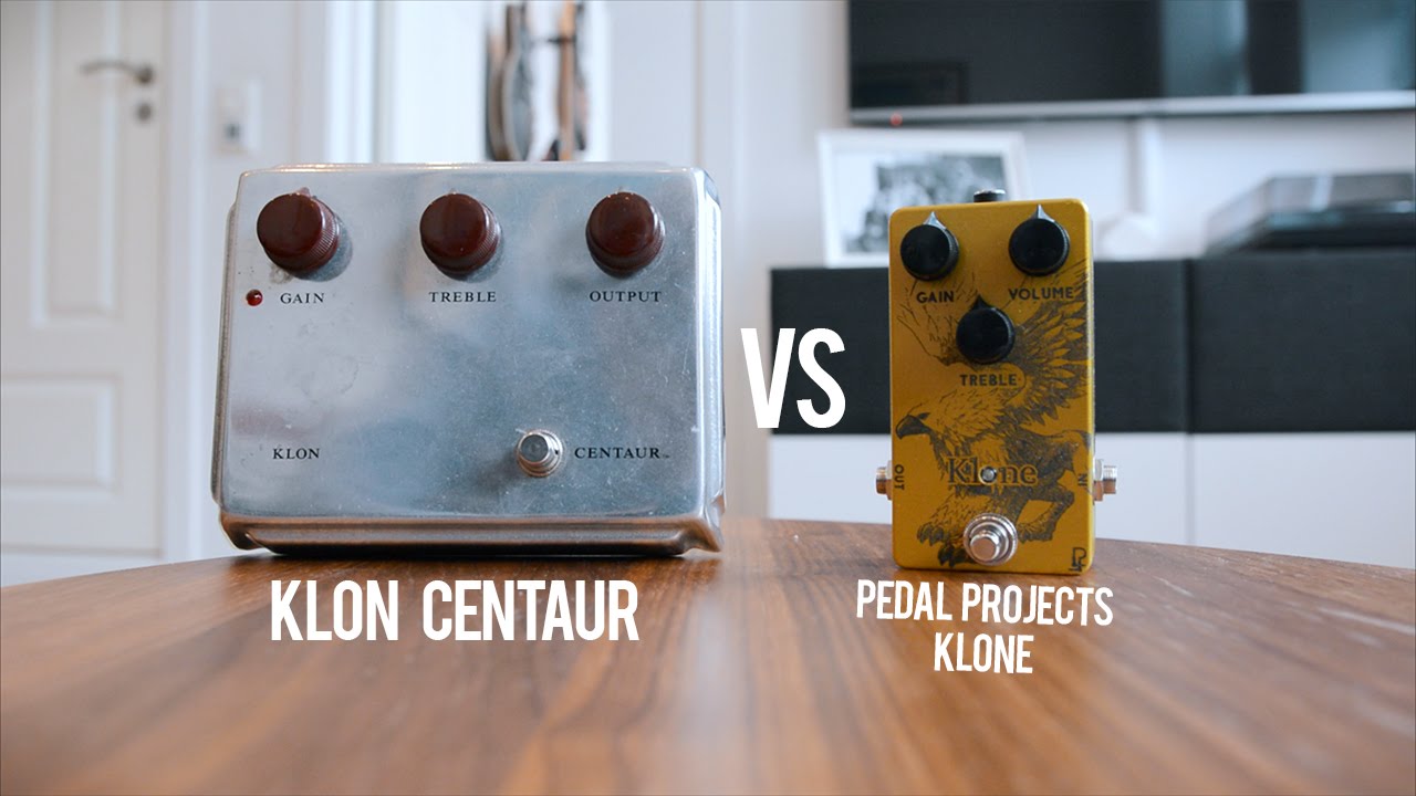 Klon Centaur VS Pedal Projects Klone (comparison) - YouTube