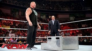 Brock Lesnar and Paul Heyman send a message to The Undertaker: Raw, Aug. 3, 2015