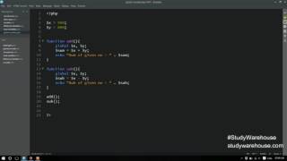 007 Global variables in PHP