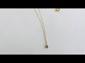 k18天然ダイヤ0.1ct 一粒のネックレス