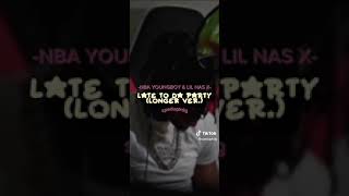 NBA YoungBoy & Lil Nas X - Late To Da Party (Sped Up)